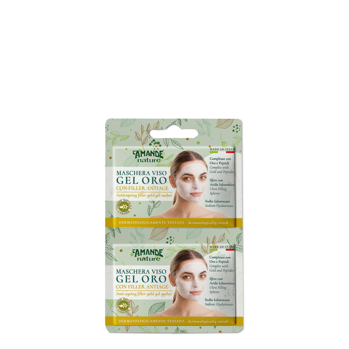 Anti-ageing filler gold gel sachet